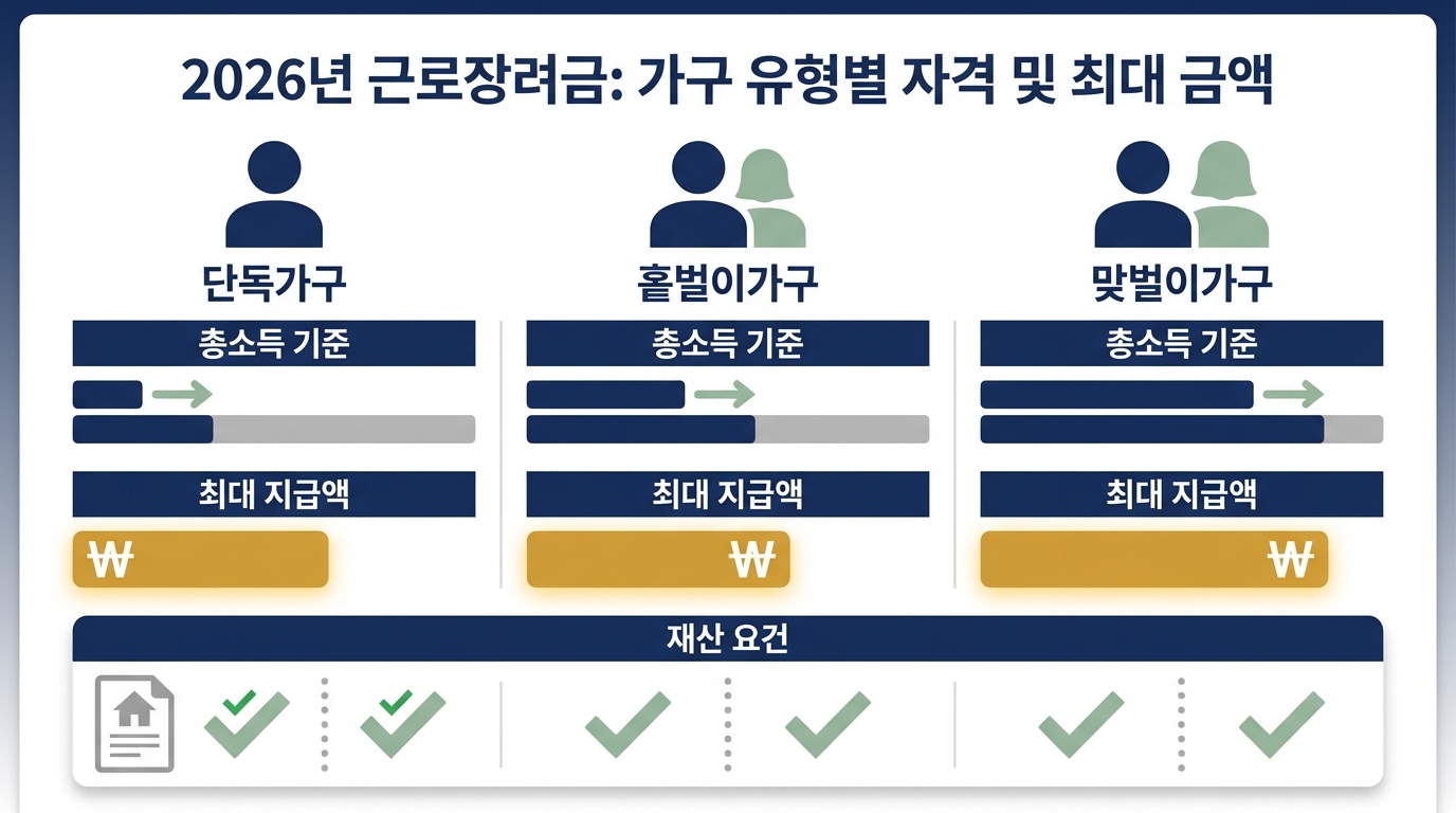 근로장려금 2026 — 기한 후 신청 12월 1일까지, 자격·금액·신청 흐름 한눈에
