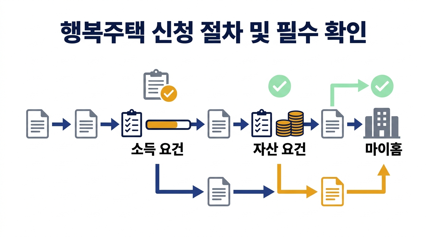 행복주택 2026 — 계층별 입주 자격·소득 기준·거주 기간 총정리