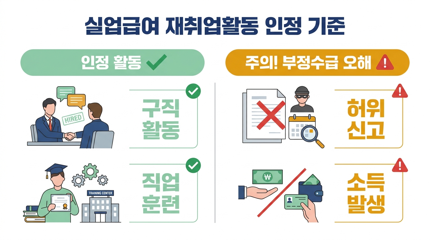 실업급여 인정일 노하우 — 부정수급 오해 안 받는 정확한 신고법